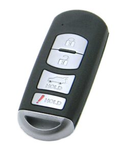 2010-2012 Mazda CX-7 4-Button Smart Key Fob Remote (FCC: WAZX1T763SKE11A04, P/N: TEY1-67-5RY)