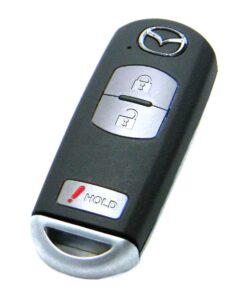 2010-2013 Mazda 3 Sedan 3-Button Smart Key Fob Remote (FCC: WAZX1T763SKE11A03, P/N: BCY1-67-5RY)