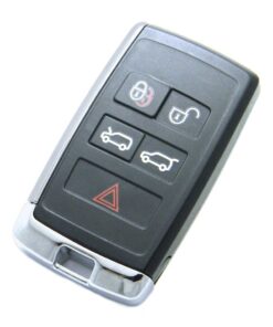 Alternative view of 2019-2021 Jaguar I-Pace 5-Button Smart Key Fob Remote (FCC: KOBJXF18A, P/N: LR116873, LR116872, JD93-15K601-CC)