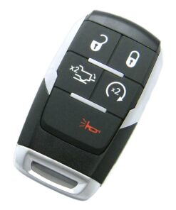 Alternative view of 2019-2024 RAM 4500 5500 5-Button Smart Key Fob Remote (FCC: GQ4-76T, P/N: 68575429, 68547363, 68538050, 68475385, 68374994)