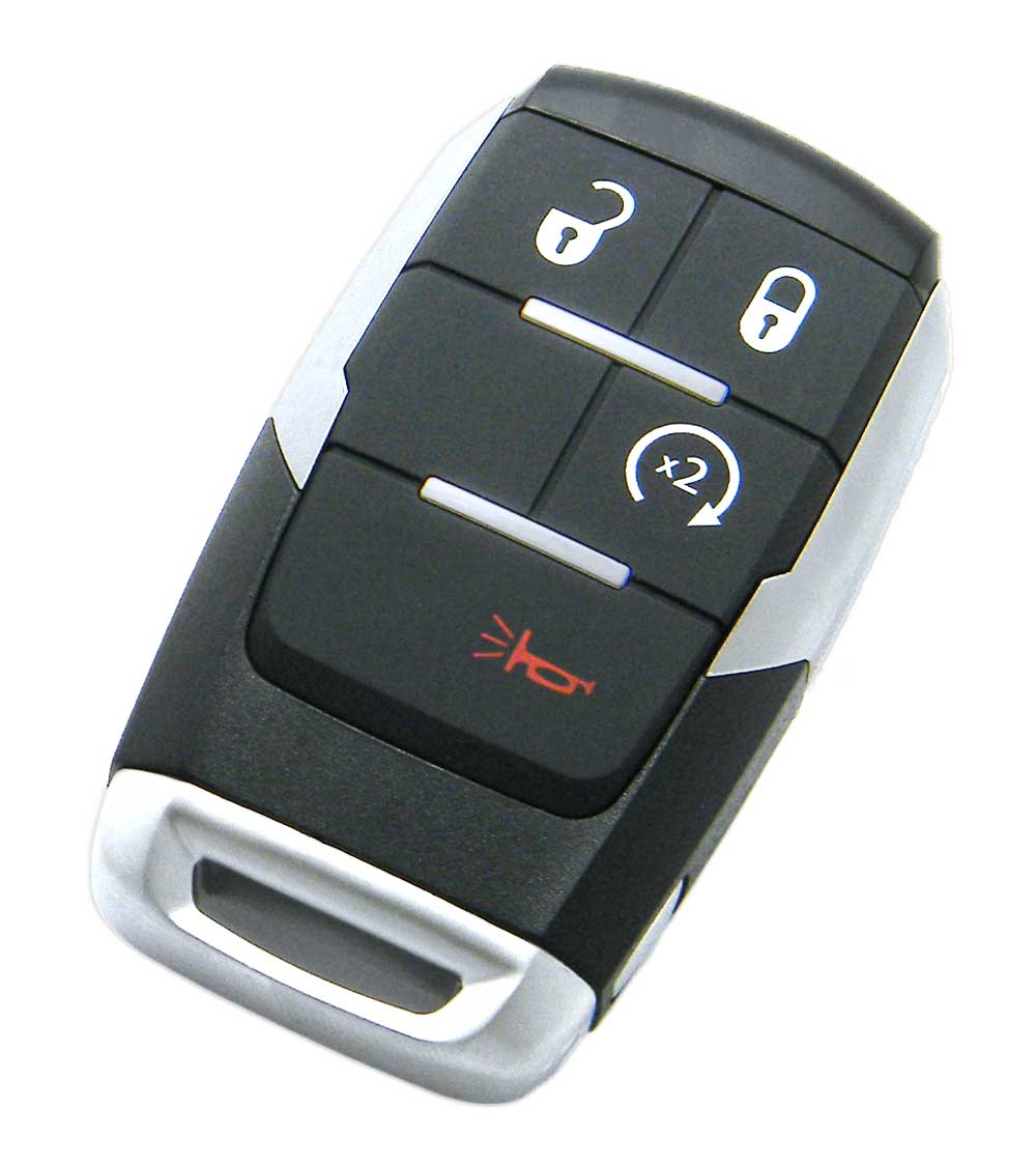 2019-2024 RAM 2500 3500 4-Button Smart Key Fob Remote (FCC: GQ4-76T, P/N: 68376346)