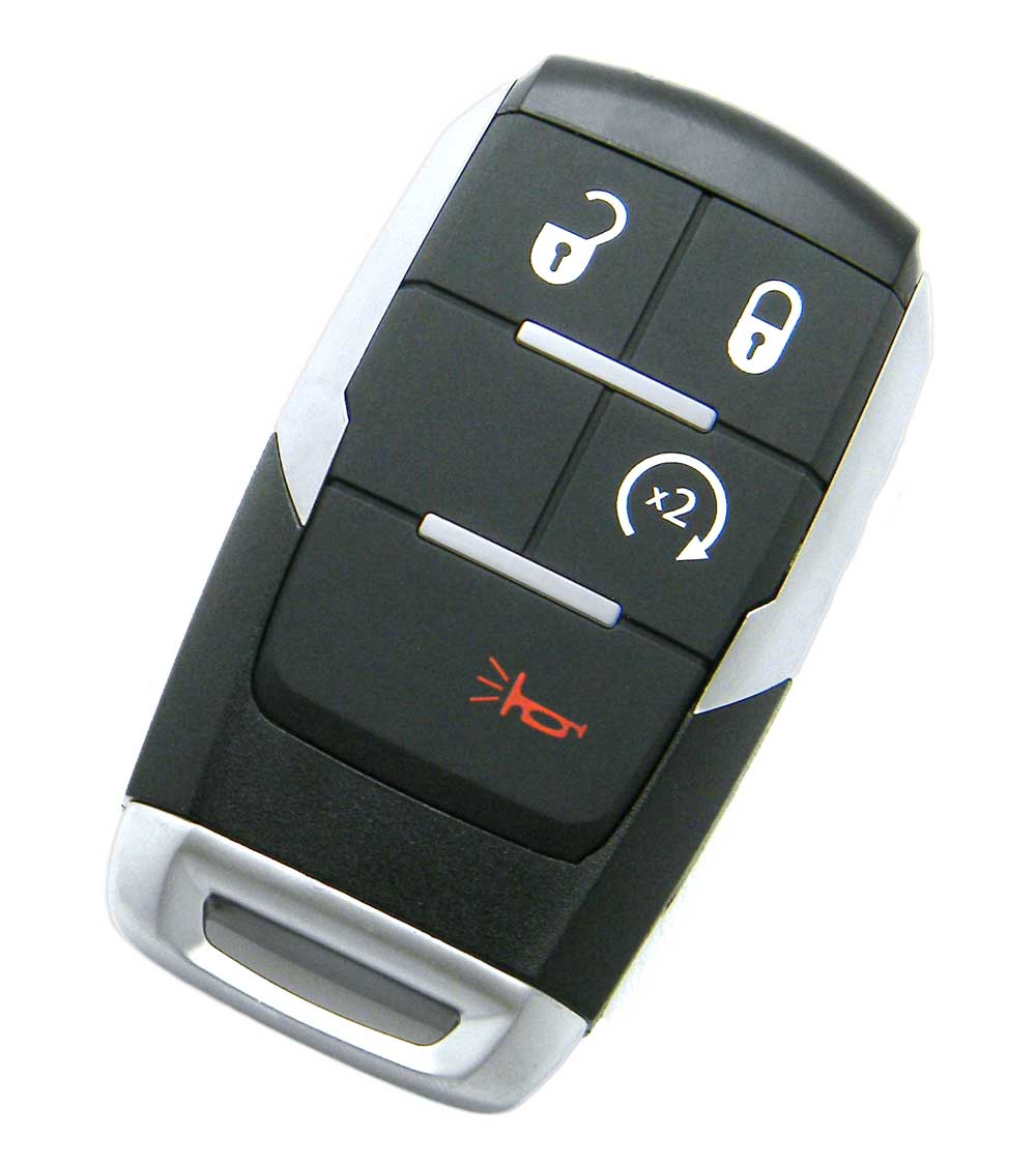 2019-2024 RAM 2500 3500 4-Button Smart Key Fob Remote (FCC: GQ4-76T, P/N: 68376346) - Image 2
