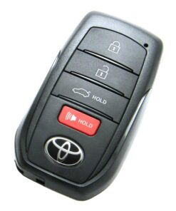 Alternative view of 2023-2026 Toyota Corolla 4-Button Smart Key Fob Remote (FCC: HYQ14FBW, P/N: 8990H-02470, 8990H-02471, 8990H-12350, 8990H-12351)